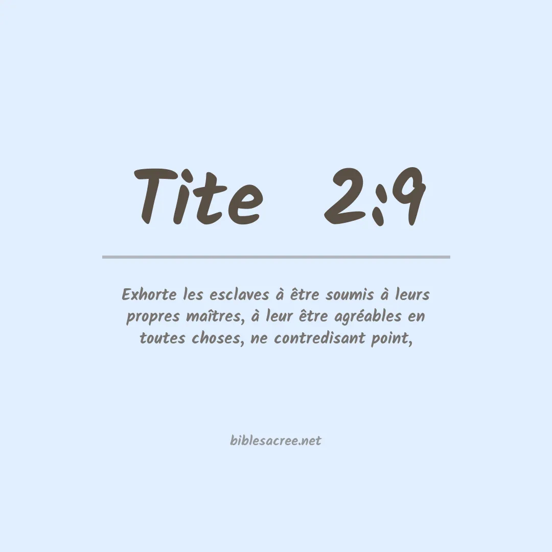 Tite  - 2:9