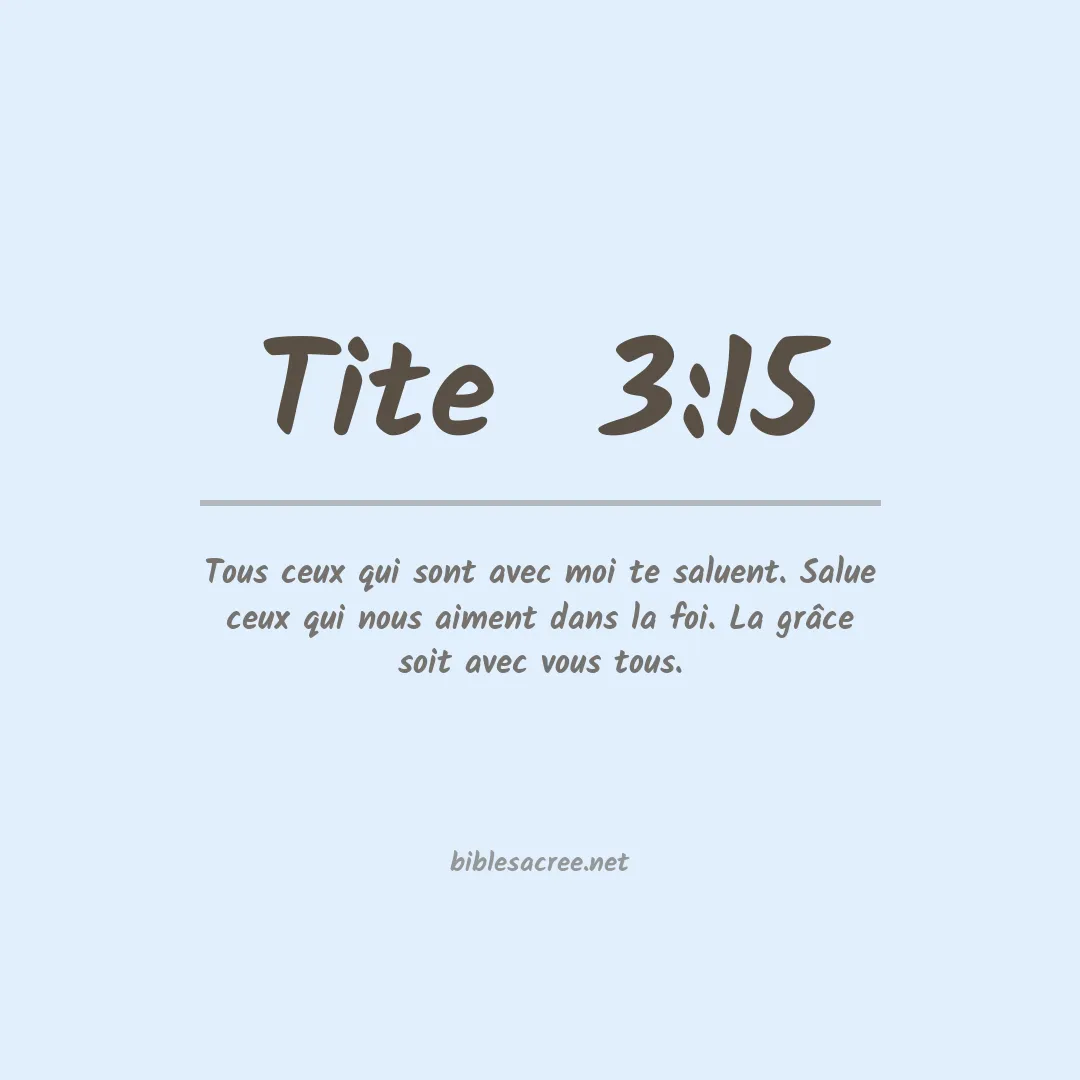 Tite  - 3:15