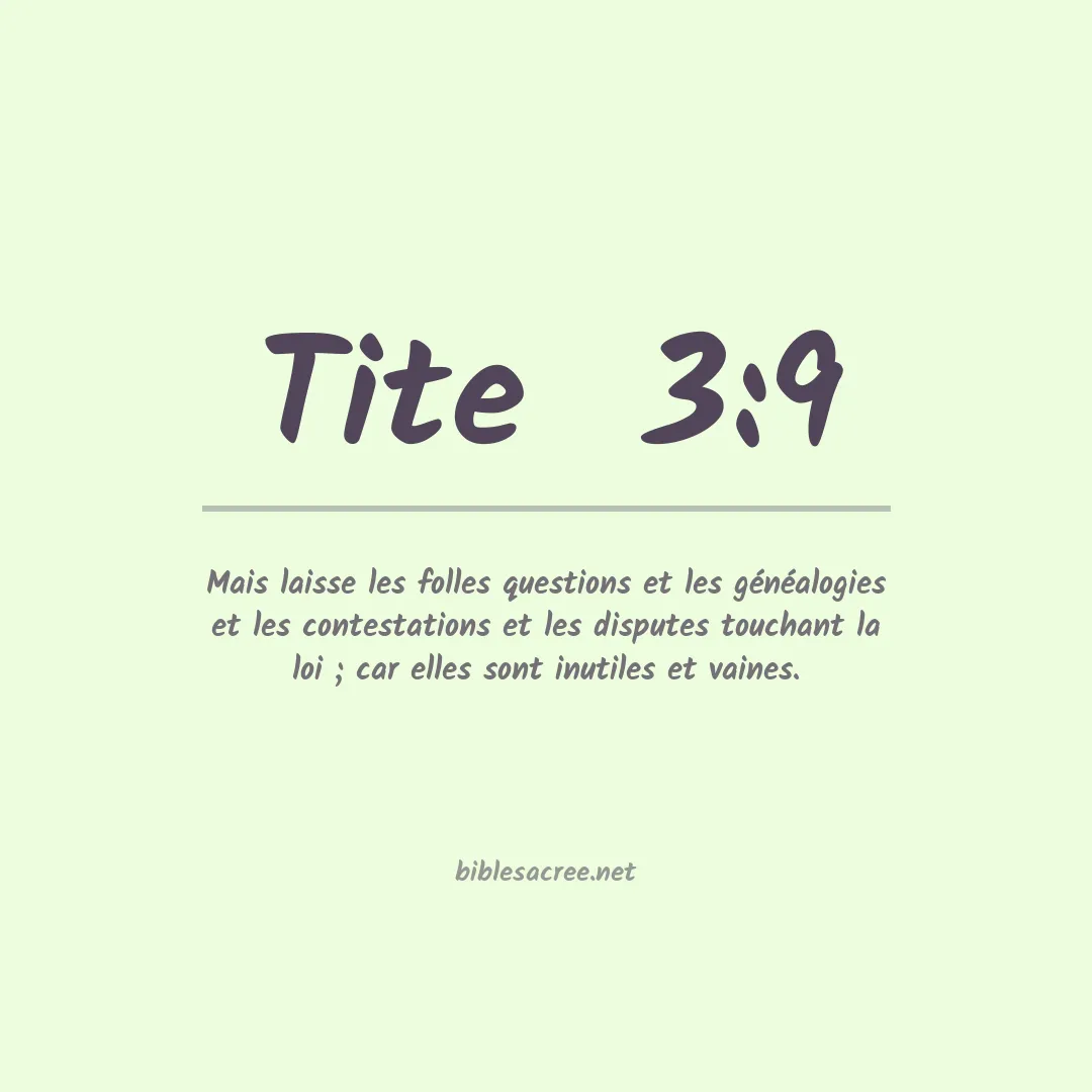 Tite  - 3:9