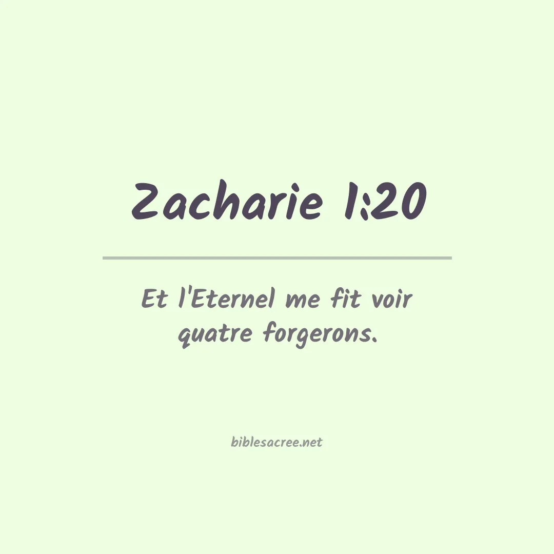 Zacharie - 1:20