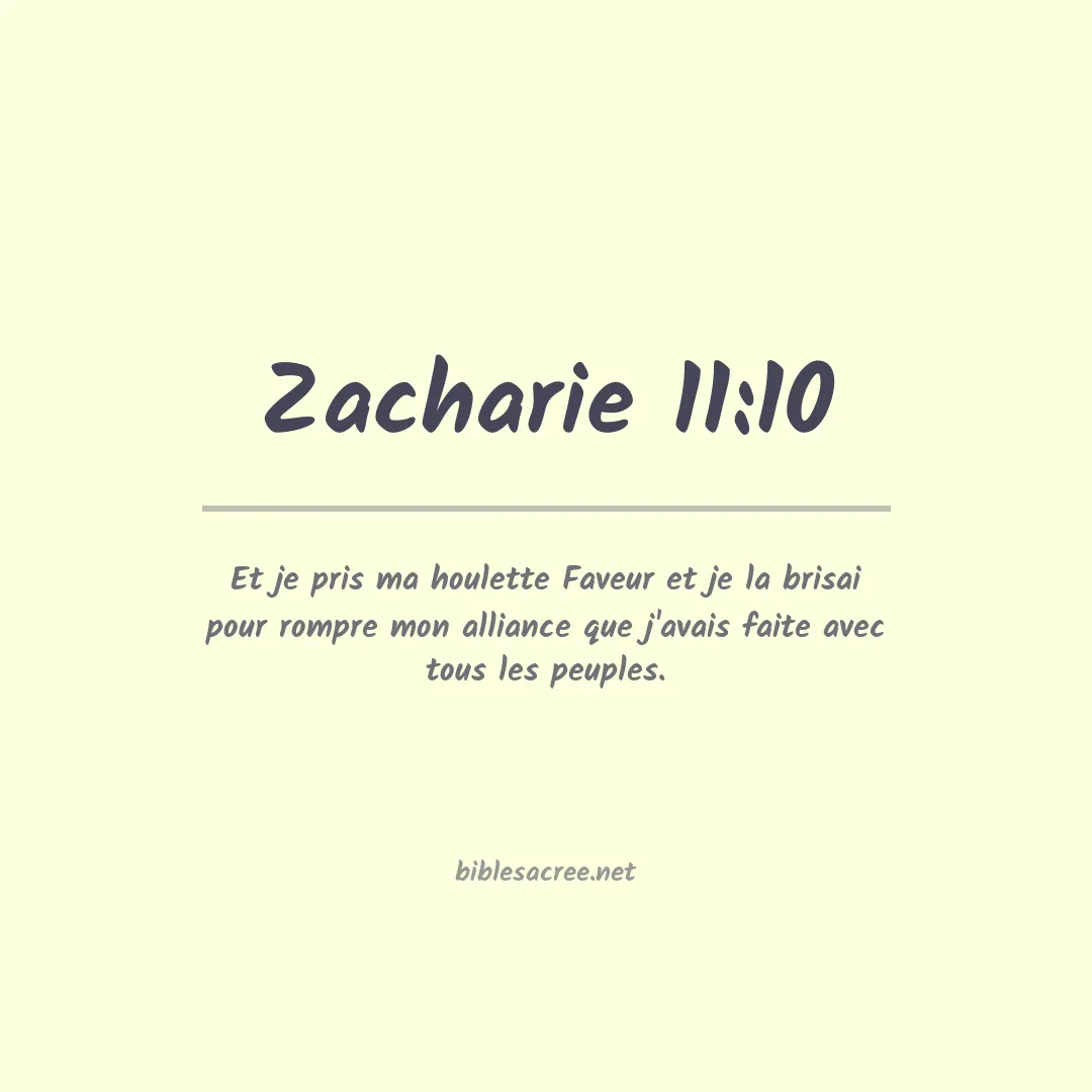 Zacharie - 11:10
