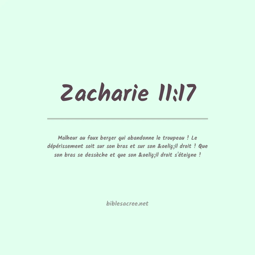 Zacharie - 11:17