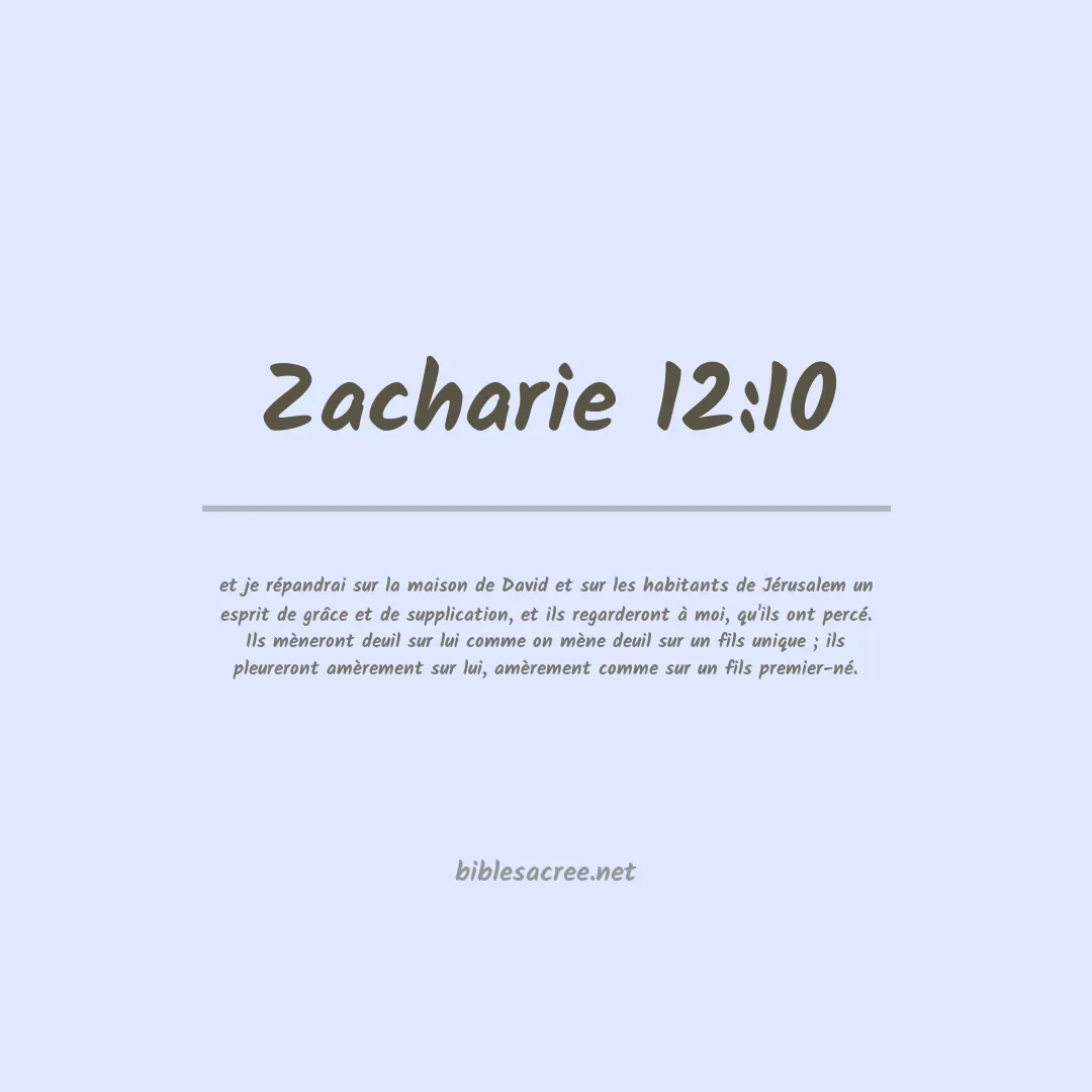 Zacharie - 12:10