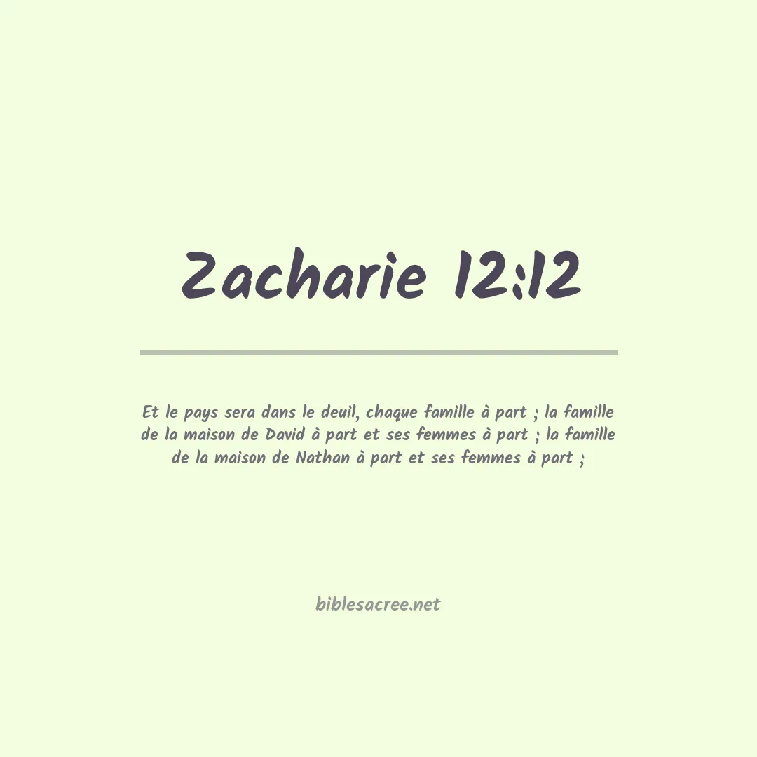 Zacharie - 12:12