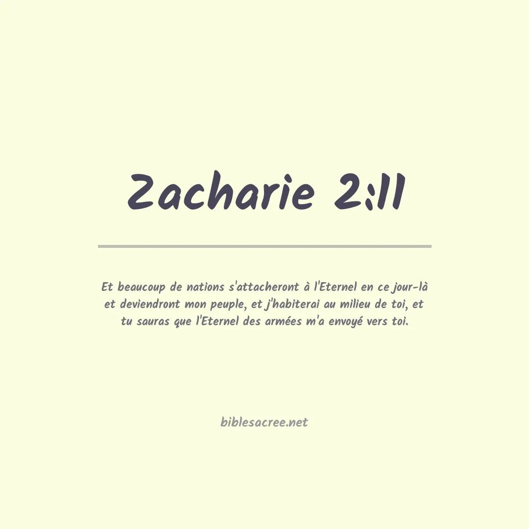 Zacharie - 2:11