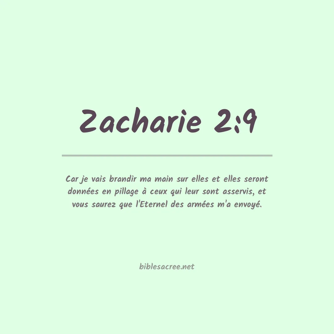 Zacharie - 2:9