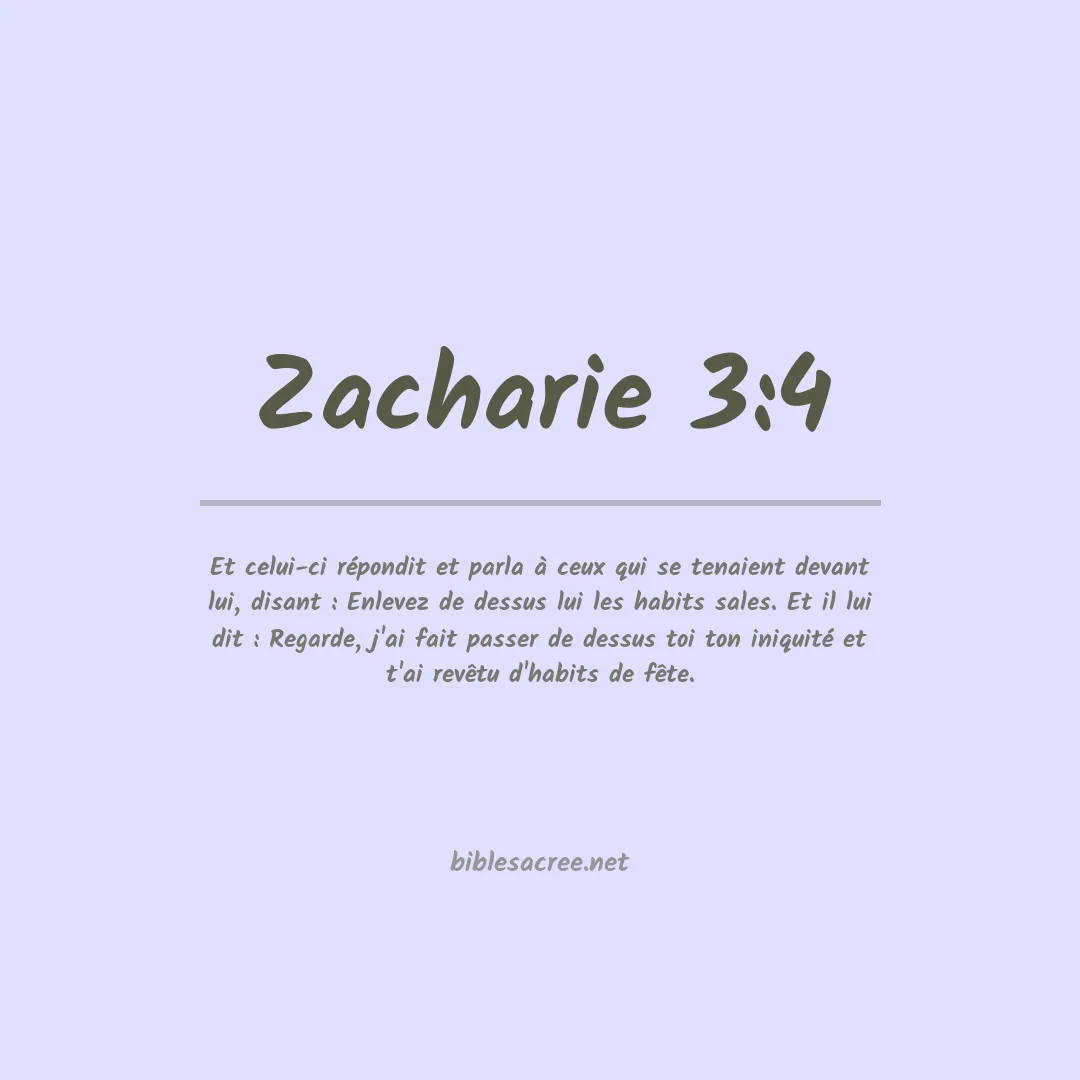 Zacharie - 3:4