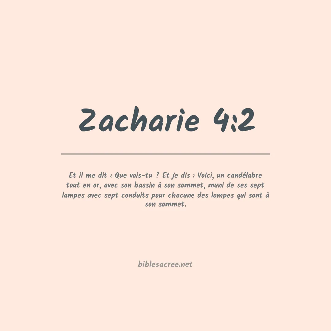 Zacharie - 4:2