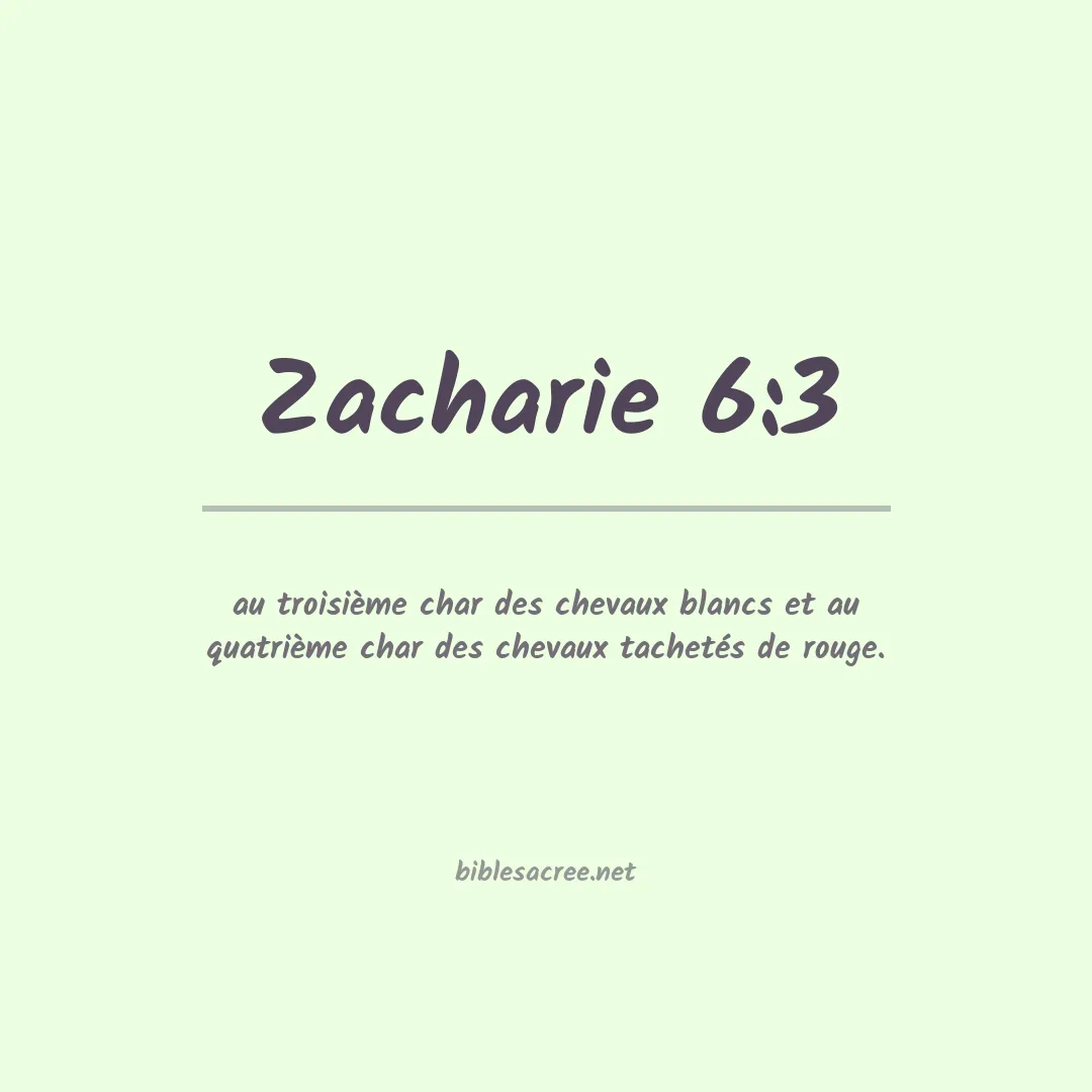 Zacharie - 6:3