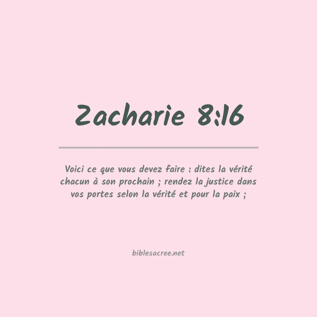 Zacharie - 8:16