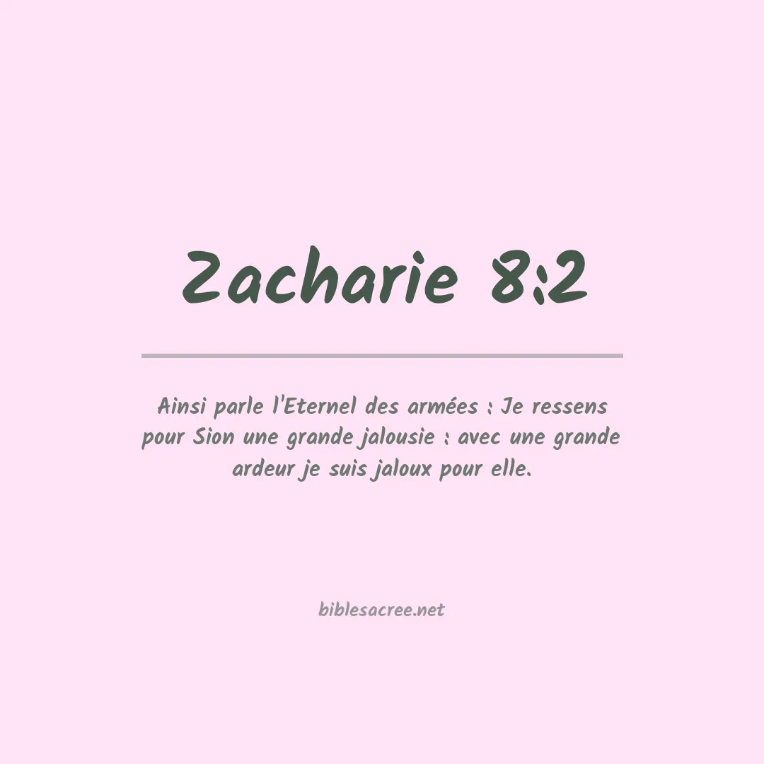 Zacharie - 8:2