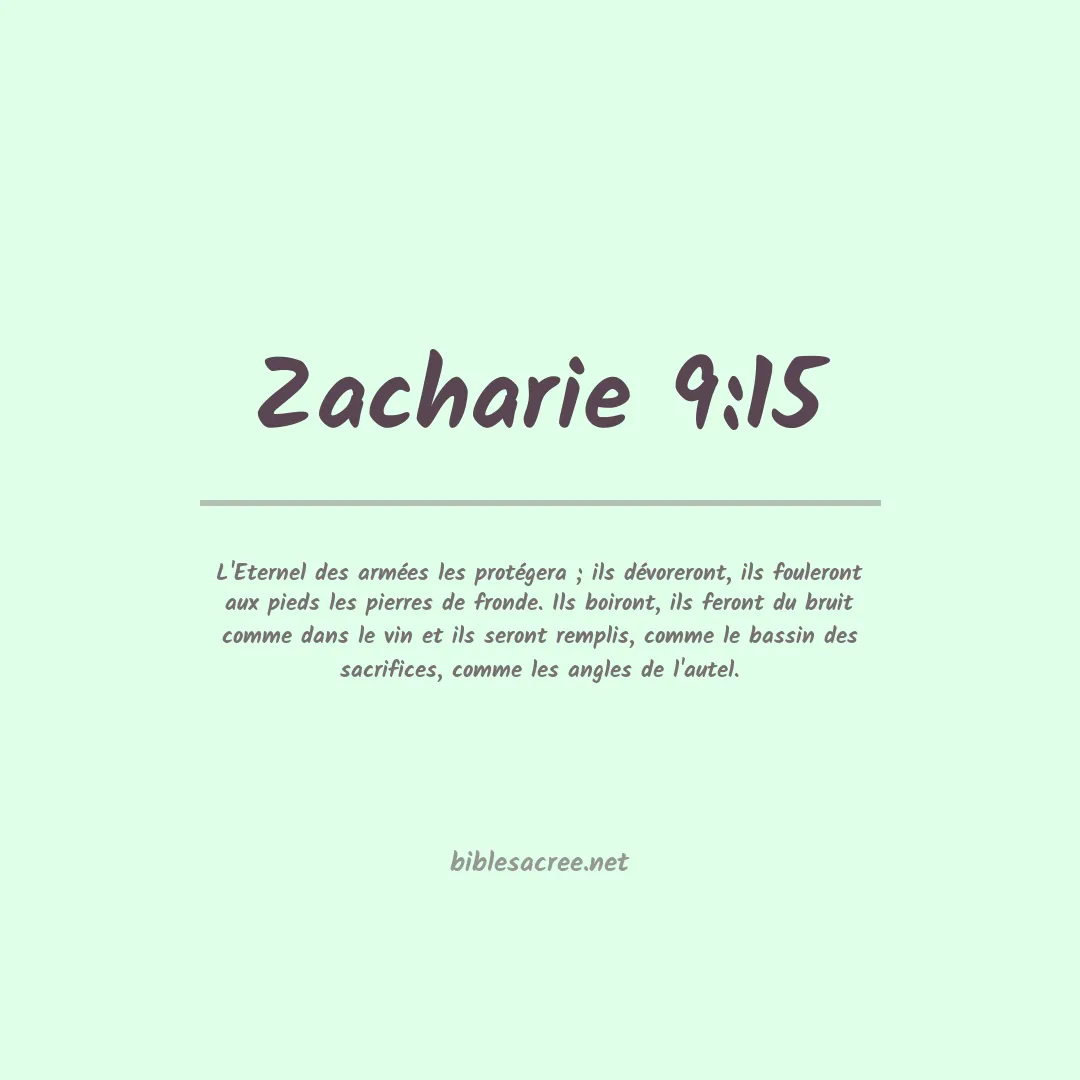 Zacharie - 9:15