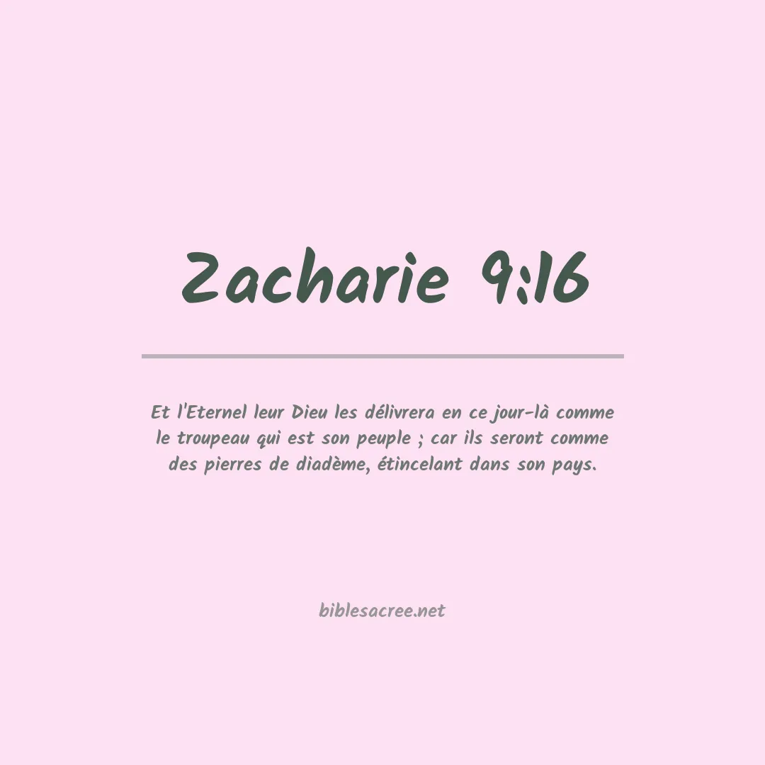 Zacharie - 9:16