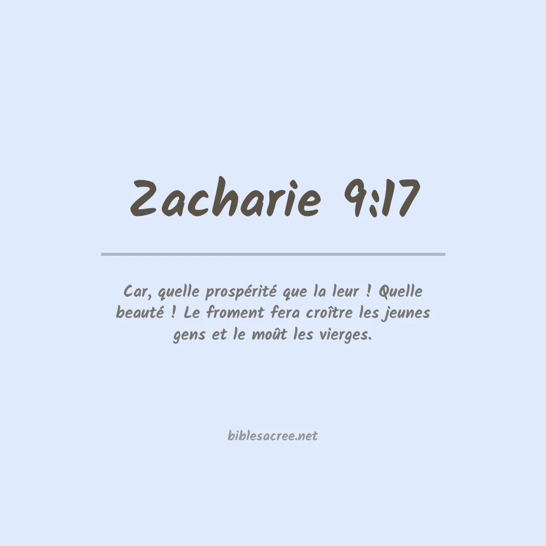 Zacharie - 9:17